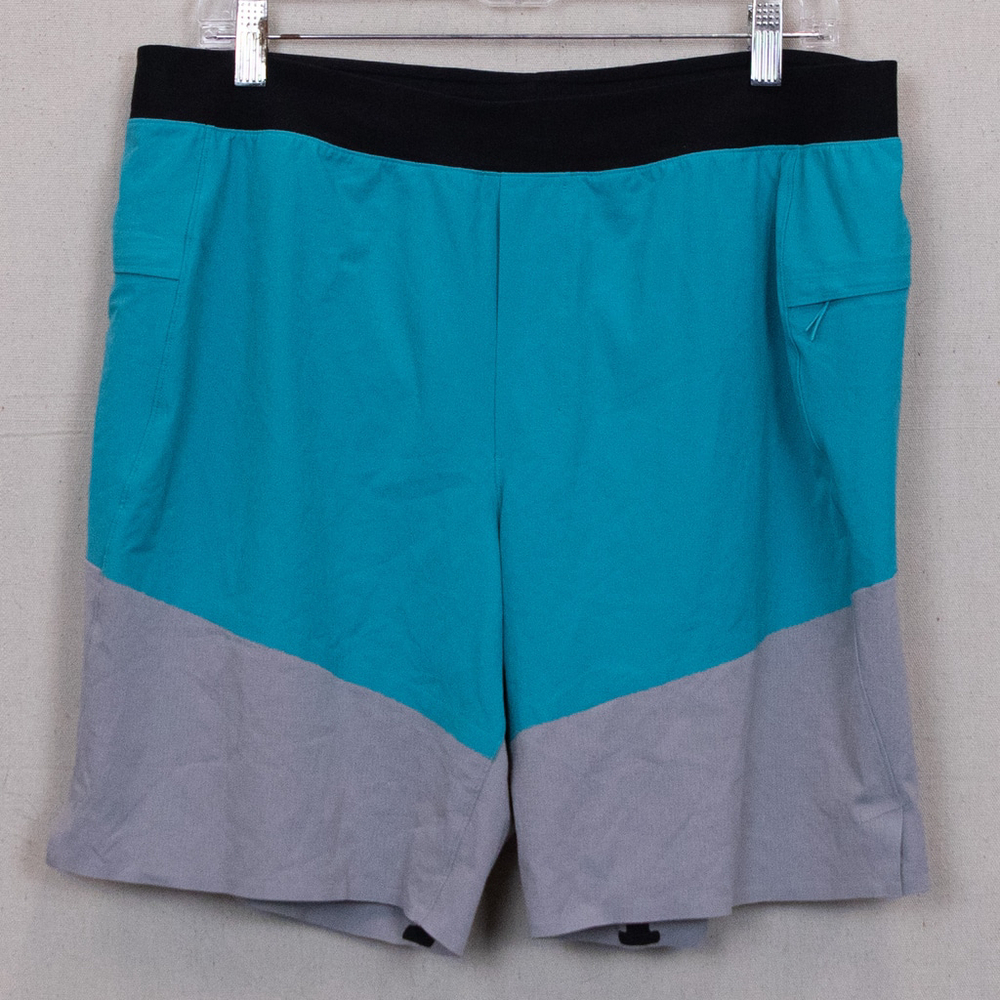 Lululemon Namaste at the Beach color block lined shorts-XL